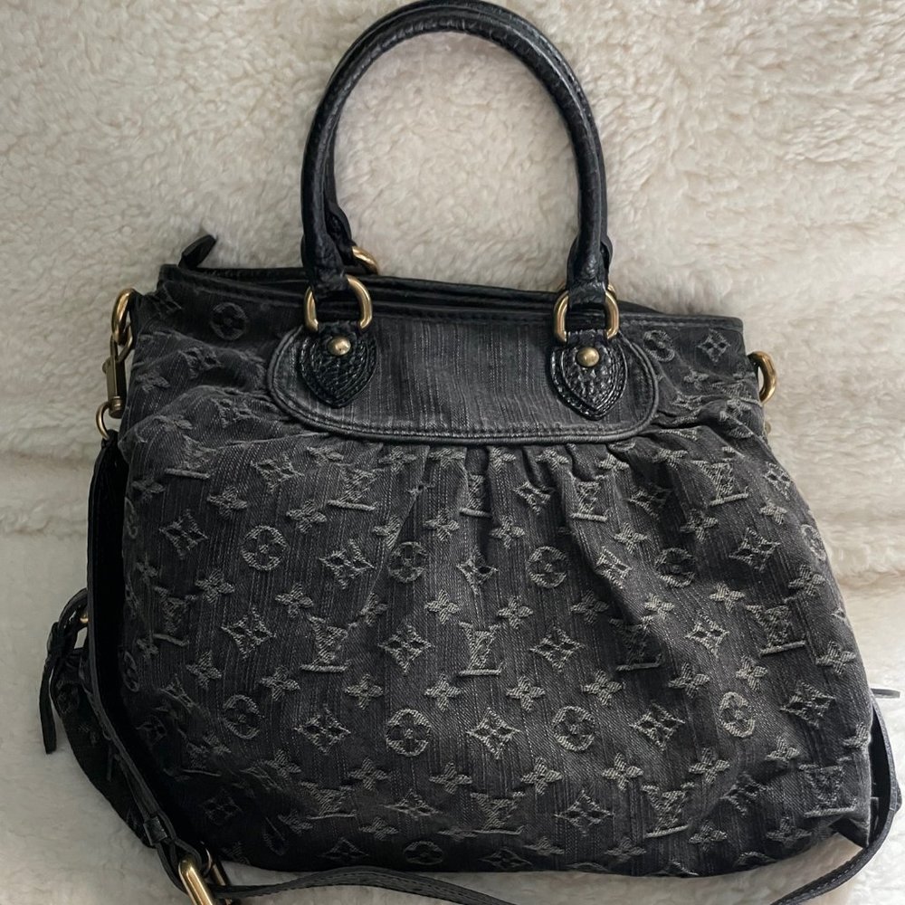 Louis Vuitton: Monogram Denim Neo Cabby MM